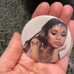 Ariana Grande Button Pin